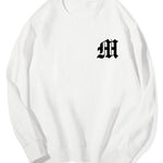 Ensemble — sweat à col rond à imprimé lettres & short
