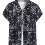 Ensemble — chemise à imprimé paisley & short de bain à cordon