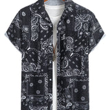 Ensemble — chemise à imprimé paisley & short de bain à cordon