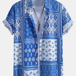 Ensemble Capucine — chemise à bordure paisley & short de bain