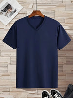CASUAL V-NECK T-SHIRT FOR MEN