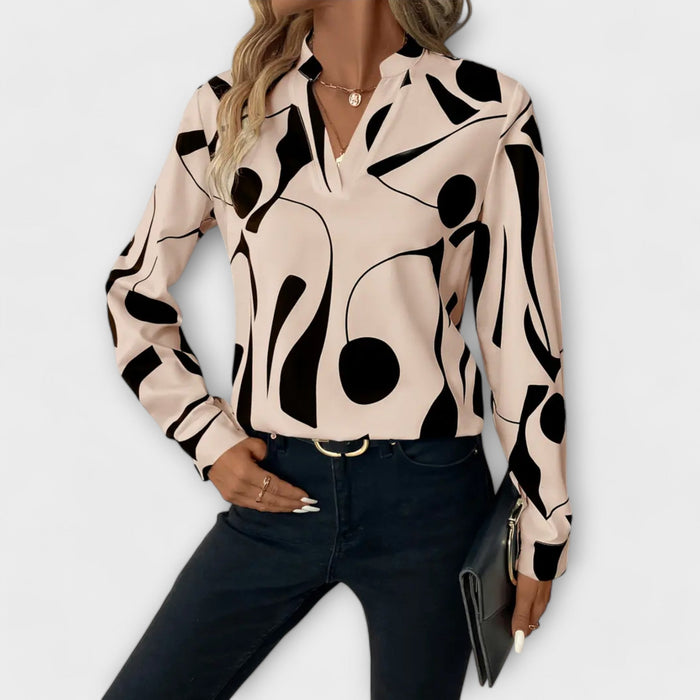 Ludivine | Blouse élégante à col V