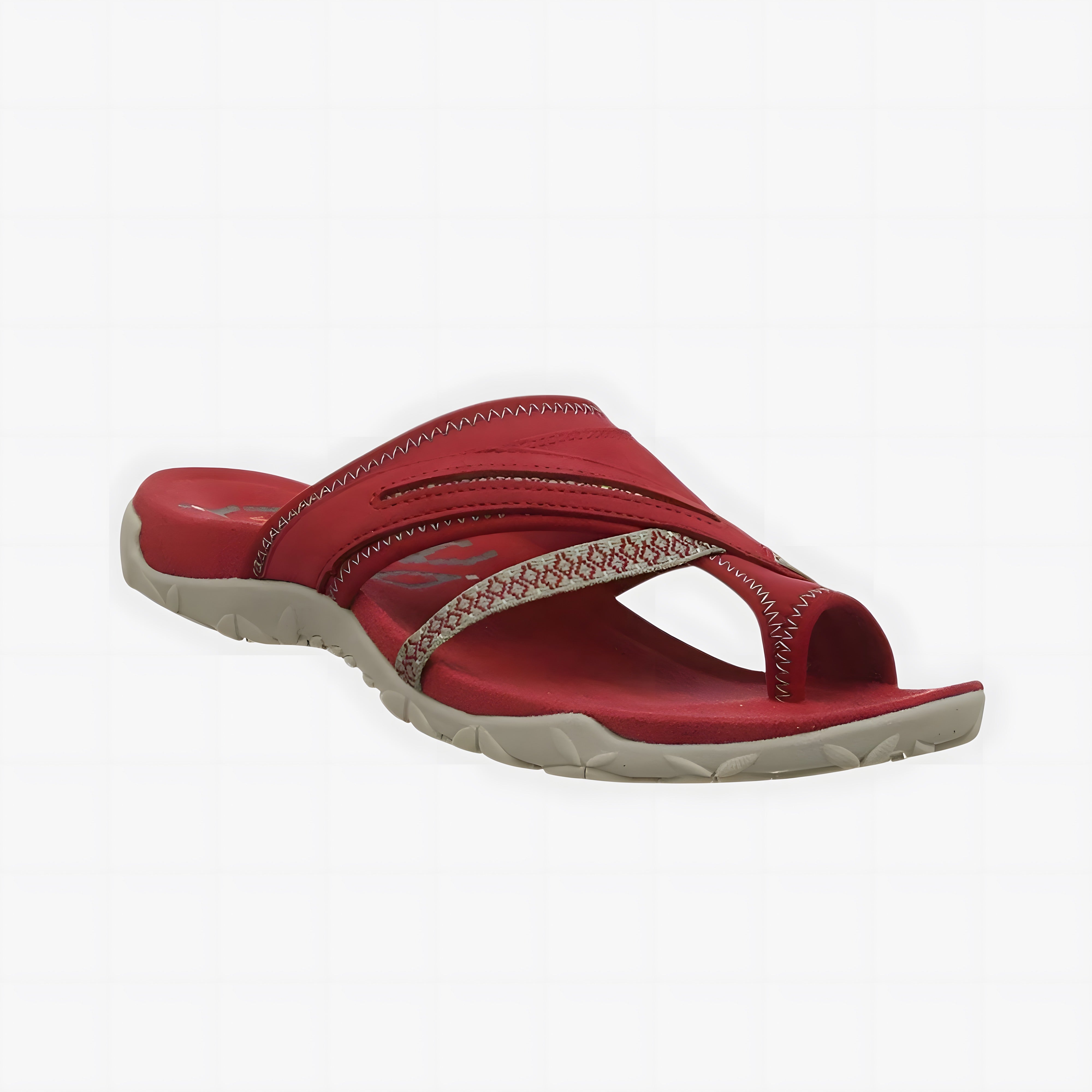 Blythe | Sandales orthopédiques femme confort Rouge