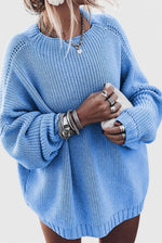 Esther | Pull ample en grosse maille à manches raglan