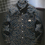 EMBROIDERED DENIM JACKET FOR MEN