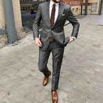 2-piece men's suit | Classic jacket & confident appearance