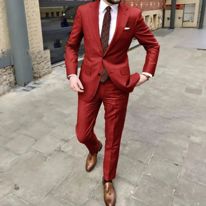 2-piece men's suit | Classic jacket & confident appearance
