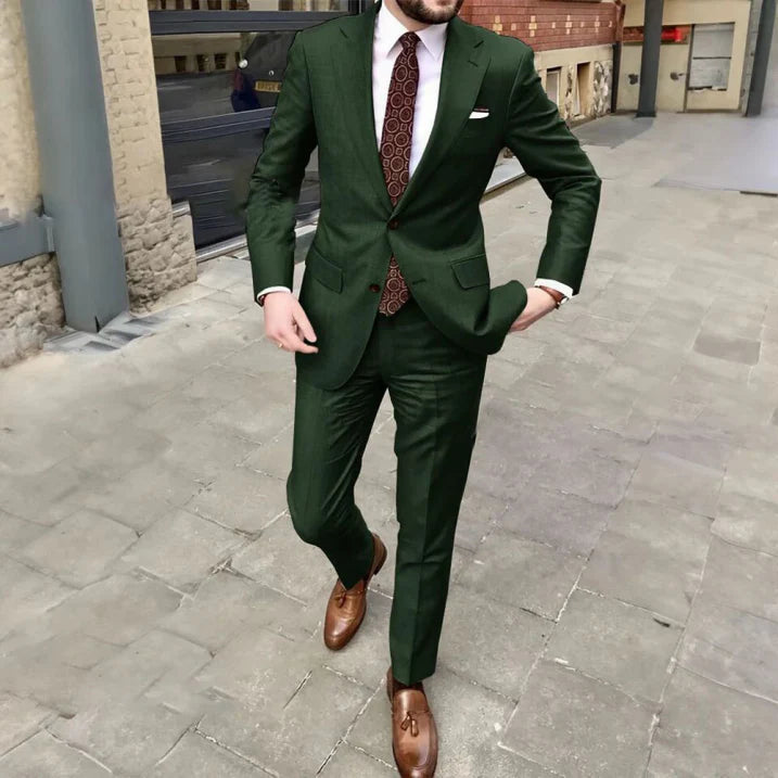 2-piece men's suit | Classic jacket & confident appearance