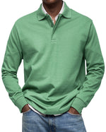 LUXURY LONG-SLEEVED POLO