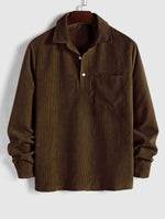 LONG SLEEVE BUTTON-UP SHIRT FOR MEN