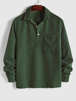 LONG SLEEVE BUTTON-UP SHIRT FOR MEN