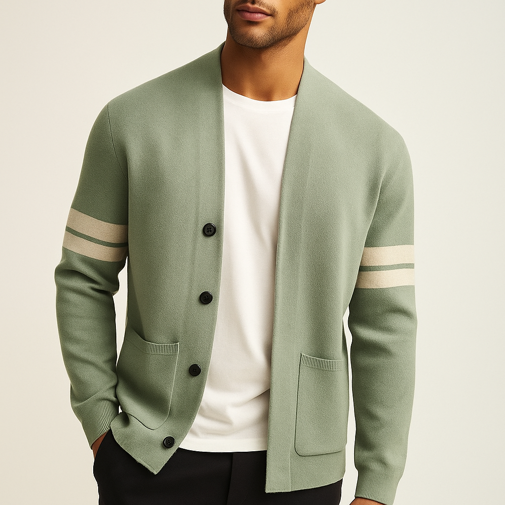 KNIT CARDIGAN FOR MEN