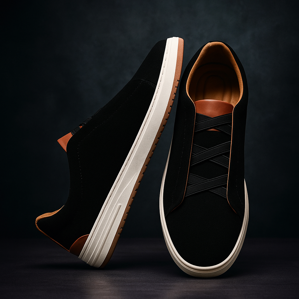 MEN'S SUEDE SLIP-ON SHOES