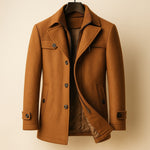 LONG WOOL COAT FOR MEN