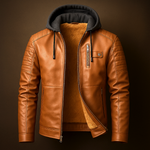 ELEGANT AND REFINED HOODED JACKET FOR MEN