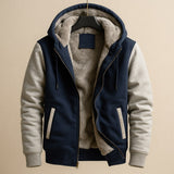 DOUBLE-LAYERED HOODED JACKET FOR MEN