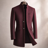 HIGH COLLAR COAT FOR MEN