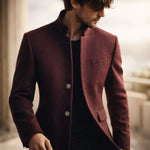 HIGH COLLAR COAT FOR MEN