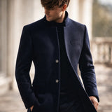 HIGH COLLAR COAT FOR MEN