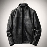SLIM FIT MOTORCYCLE JACKET FOR MEN
