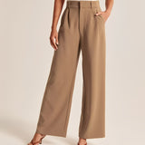 Caroline | Pantalon décontracté taille haute