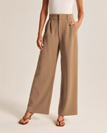 Caroline | Pantalon décontracté taille haute