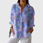 Inès — Blouse imprimée légère et colorée