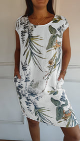 Cunégonde | Robe d'été à motif raffiné