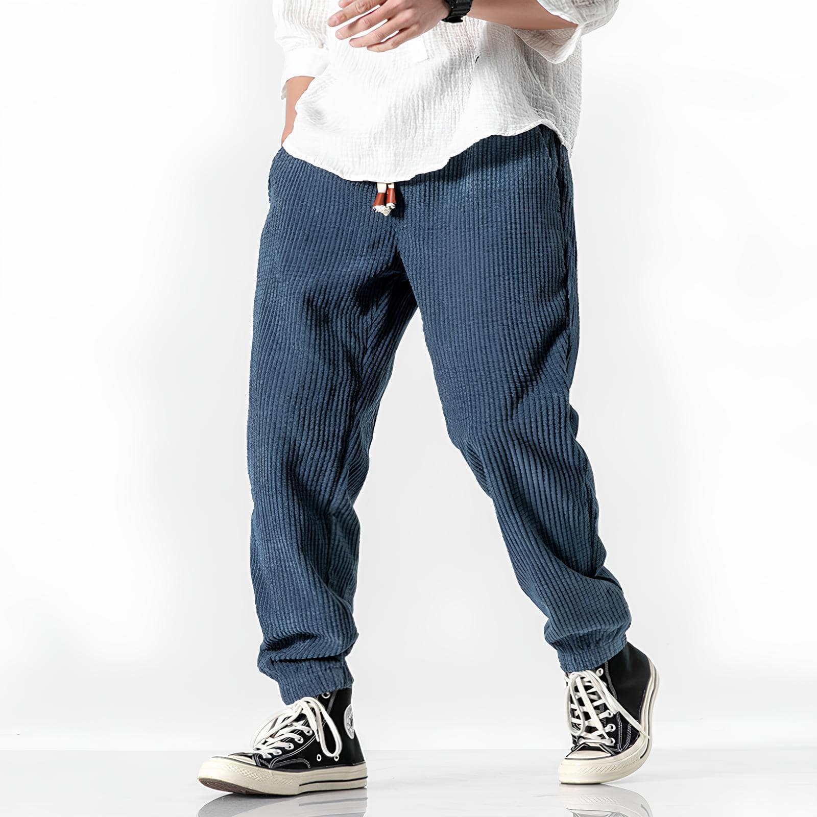 Ronny | Ribbed Comfortable Trousers