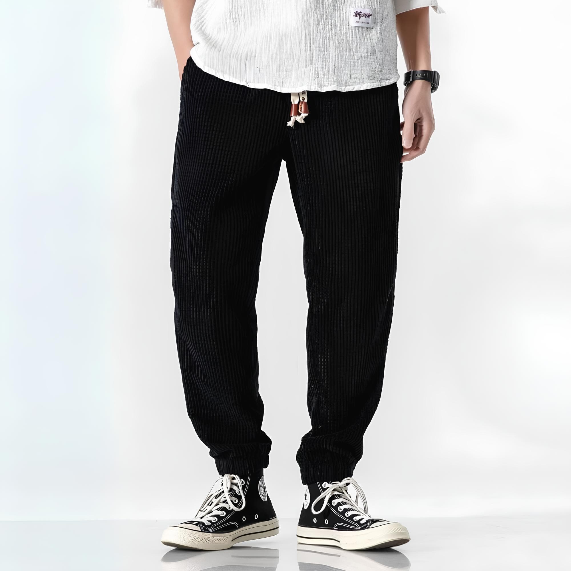 Ronny | Ribbed Comfortable Trousers