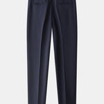 Ensemble — polo en maille texturée contrastante & pantalon fuselé coupe slim
