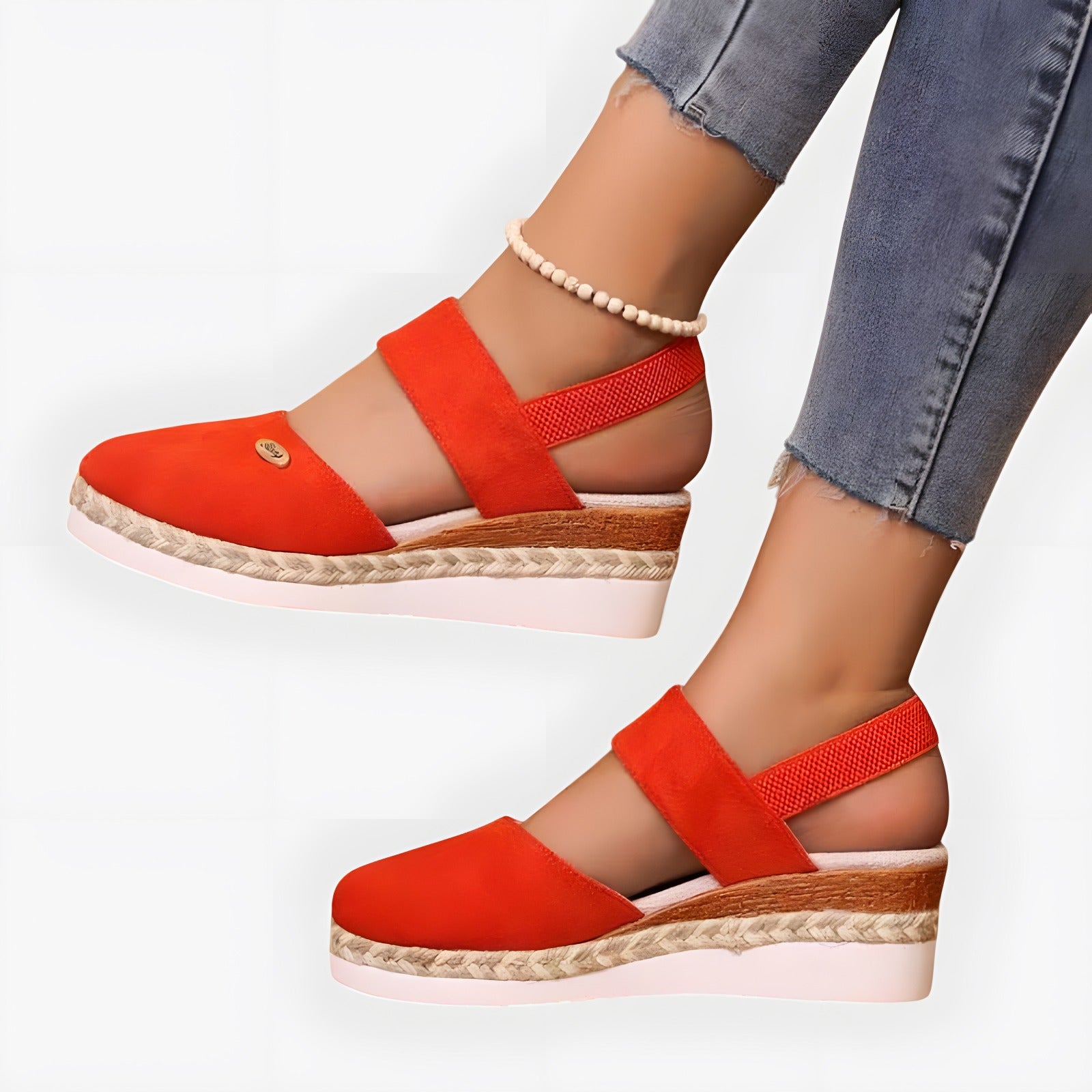 Calista | Sandales orthopédiques femme confort Orange