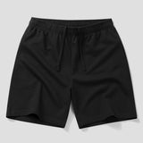 Ensemble — polo en coton contrastant coupe décontractée & short en coton à cordon