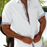 LAPEL COLLAR SHIRT FOR MEN