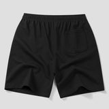 Ensemble — polo à col contrastant coupe décontractée & short en coton à cordon
