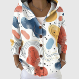 Octavie — Cardigan Confort à Capuche en Maille