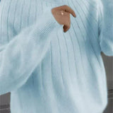 Hortense | Pull en maille moelleuse à col rond