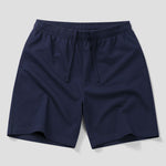 Ensemble — polo à col contrastant coupe décontractée & short en coton à cordon