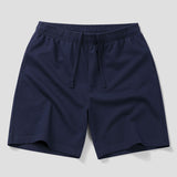 Ensemble — polo à col contrastant coupe décontractée & short en coton à cordon