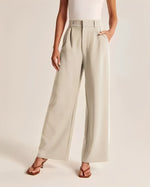 Caroline | Pantalon décontracté taille haute