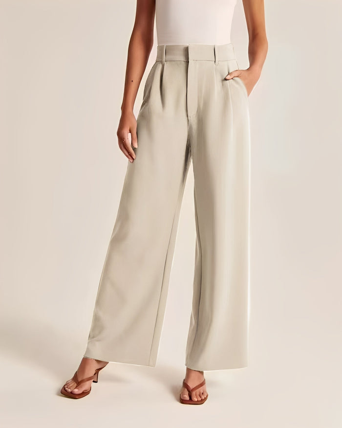 Caroline | Pantalon décontracté taille haute