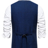 V NECK BUTTON VEST FOR MEN