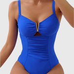 Émilie — Maillot de bain une pièce sculptant à décolleté en V