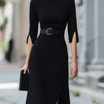 Julie — Robe Midi Noire