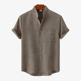 Vander | Stand-up collar shirt