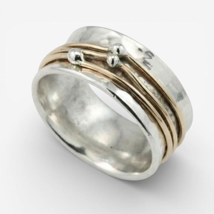Bague en Argent Vintage Guld Lager