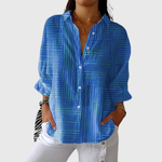Mathilde — Blouse imprimée légère et colorée