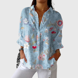 Iseult — Blouse imprimée légère et colorée