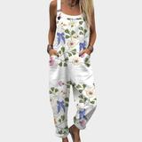 Salopette Madeleine — Cygne floral délicat