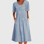 Wanda — Robe Midi Rayée